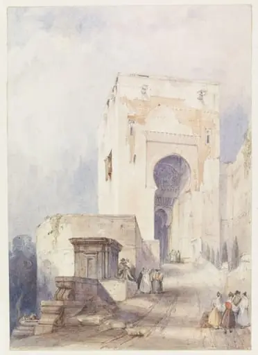 Gate of Justice Alhambra Granada, by David RA Roberts