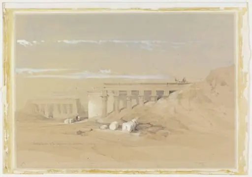 Lateral Elevation of the Typhonium at Dendera, by David RA Roberts
