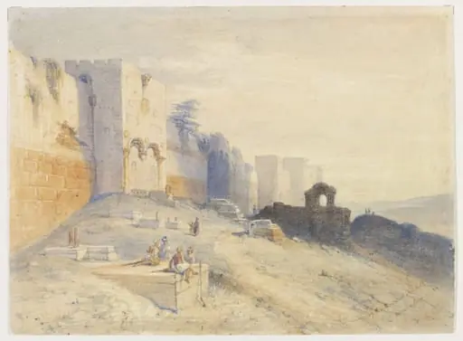 Remains of the Ancient Temple of Jerusalem, by David RA Roberts
