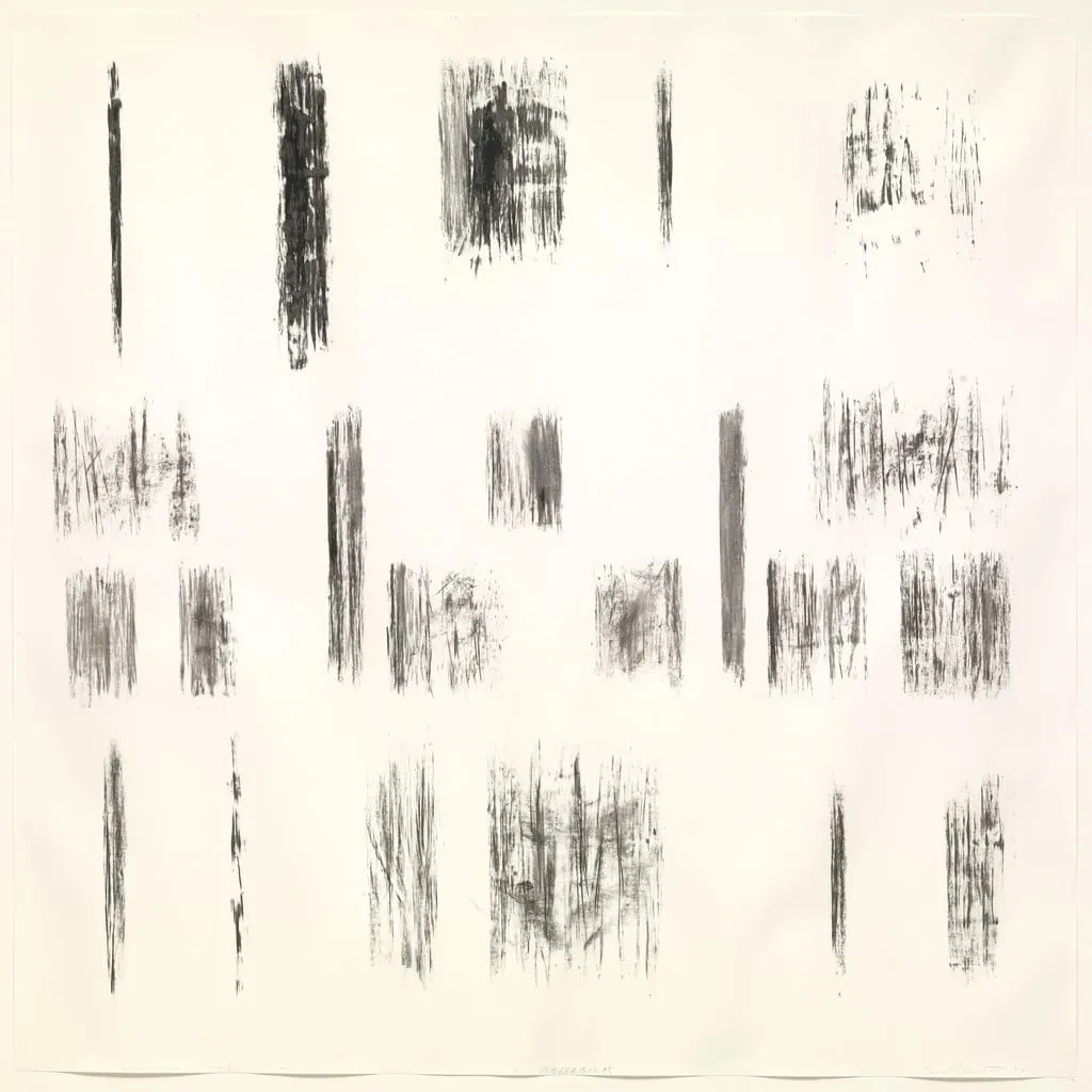 Untitled, by David Rabinowitch, charcoal, 1990