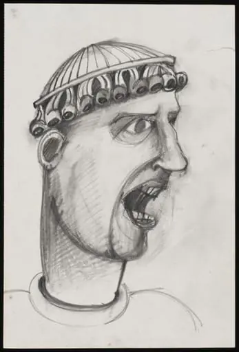 Study for Greek Head V, by David Reekie