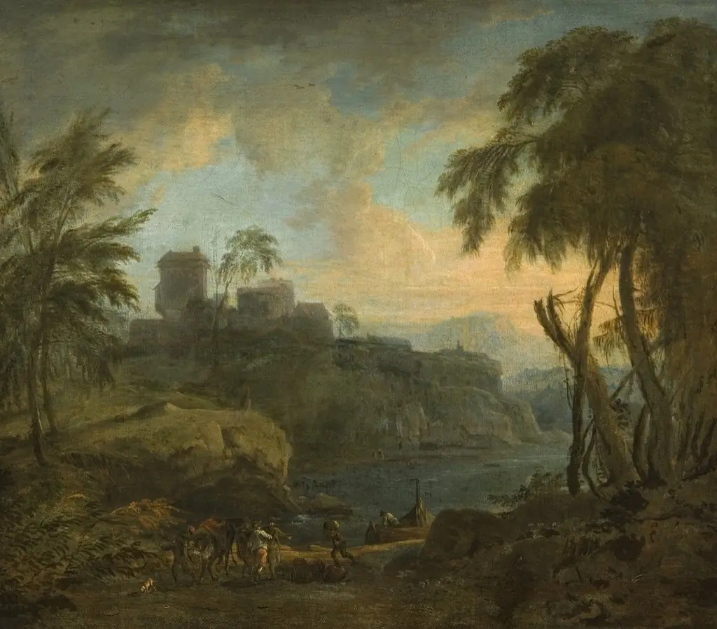 Ideal Landscape (Evening Mood), by David Richter the Elder