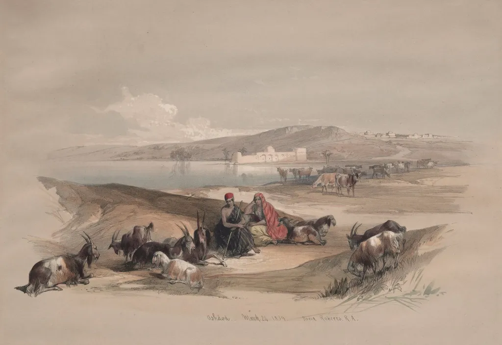 Ashdod, by David Roberts, 1839