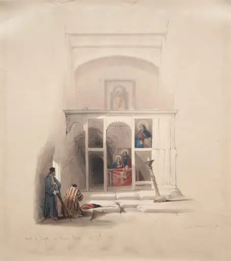 Chapel of Elijah on Mount Horeb, by David Roberts