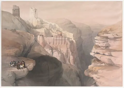 Convent of St. Saba, by David Roberts