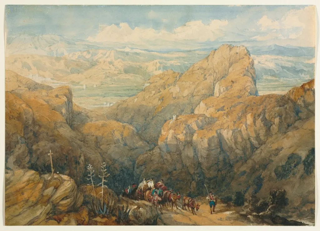 Descent into the Plain of Granada, by David Roberts, 1834