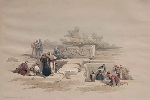 Fountain at Cana, by David Roberts