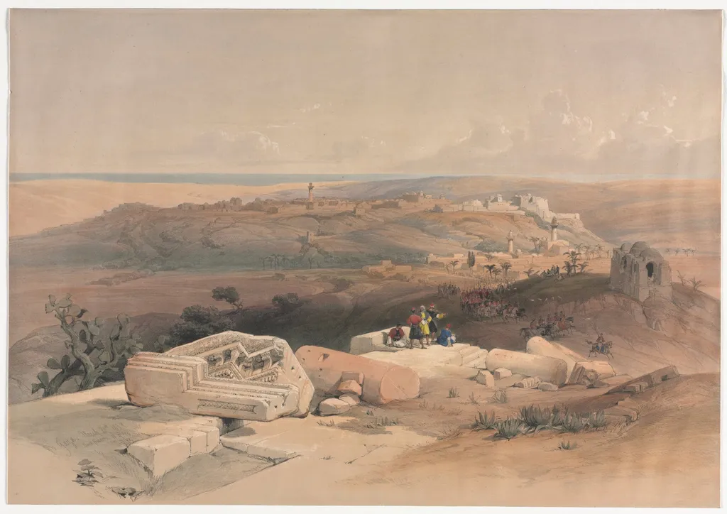 Gaza, by David Roberts, 1839