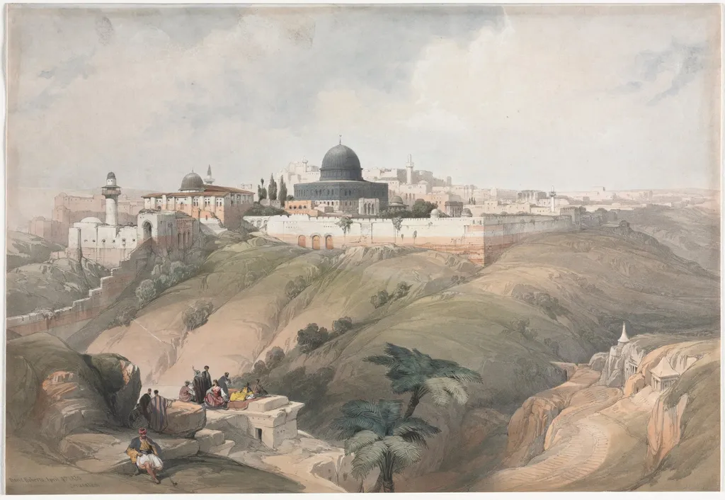 Jerusalem, by David Roberts, 1839