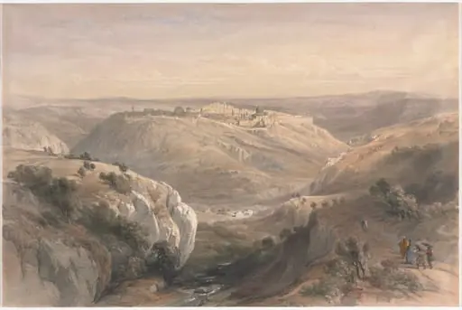 Jerusalem from the South, by David Roberts