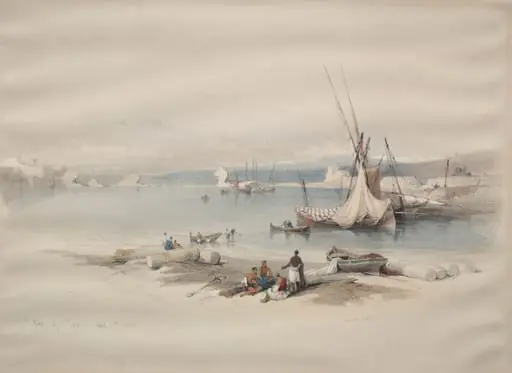 Port of Tyre, by David Roberts