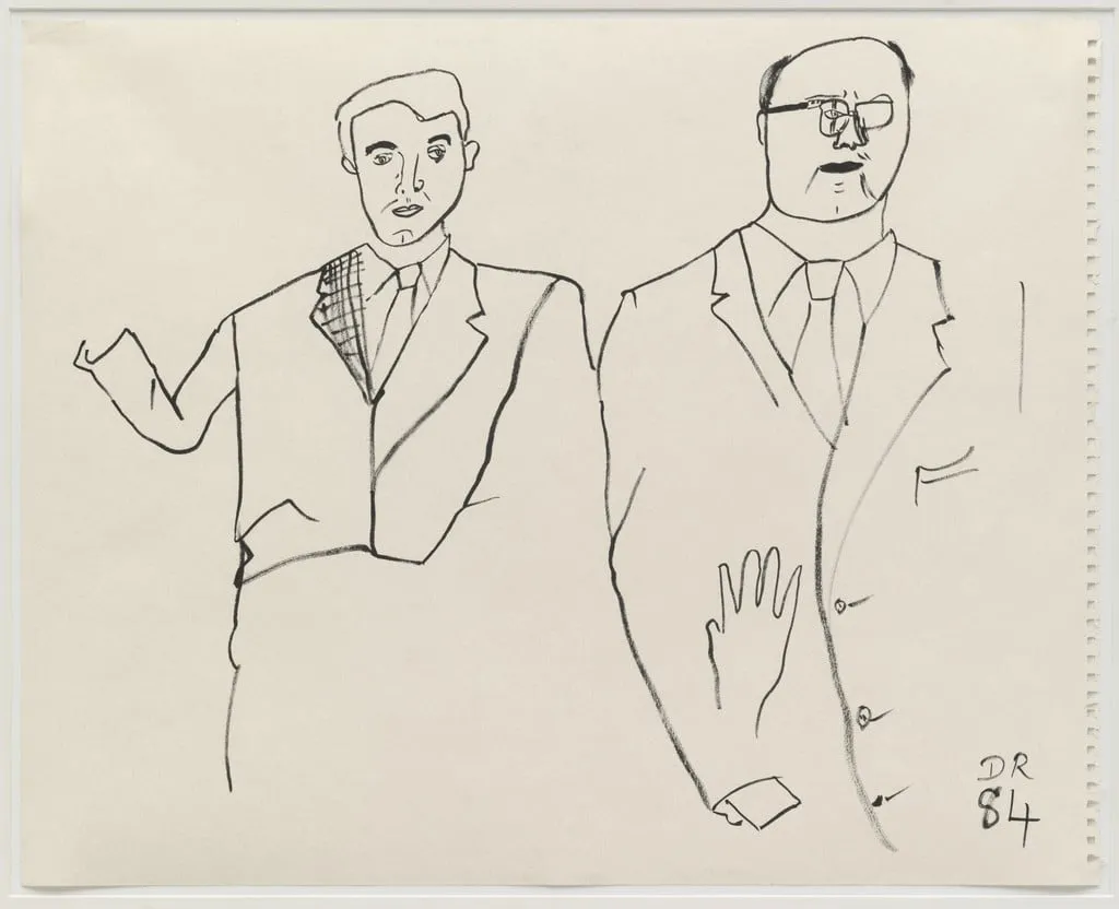 Untitled, by David Robilliard, ink, 1984