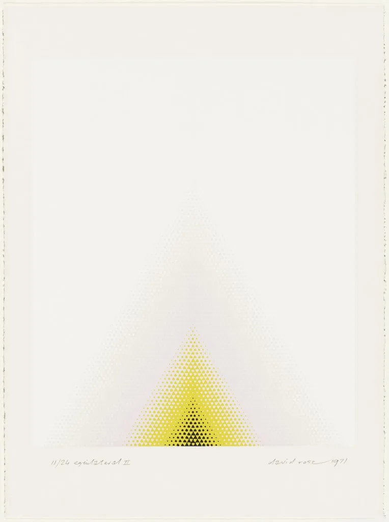 Untitled, by David Rose, ink, 1971