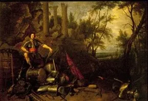 Forced Inactivity of Mars, by David Ryckaert III, unspecified, 1650