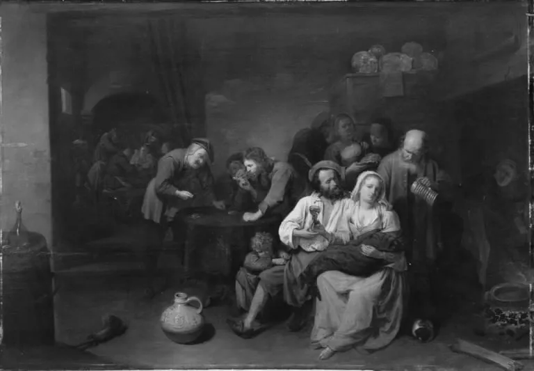 Kroscene, by David Ryckaert III, unspecified, 1650