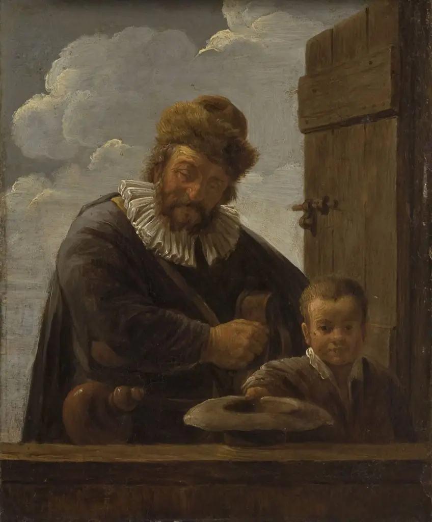 Organ Player, by David Ryckaert III