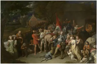 Plundering Soldiers, by David Ryckaert III, 1648