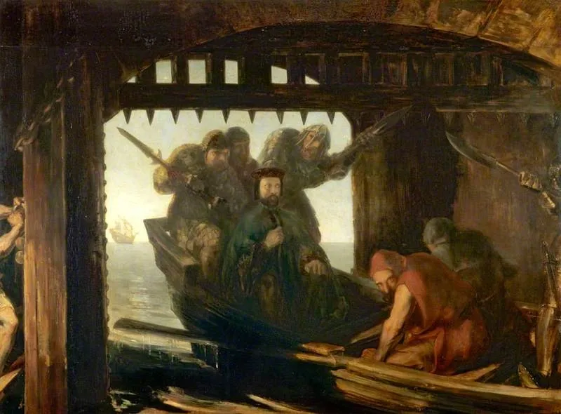 The Traitor's Gate, by David Scott, oil, 1842