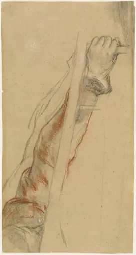 An Upraised Arm, by David, Sir Wilkie