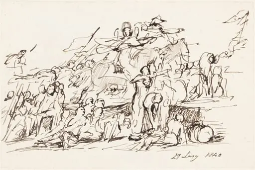 Battle Scene, by David, Sir Wilkie