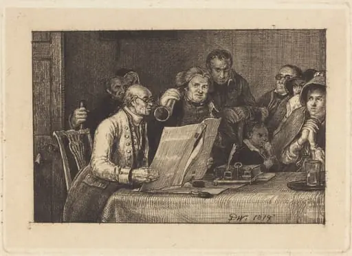 Reading the Will, by David, Sir Wilkie