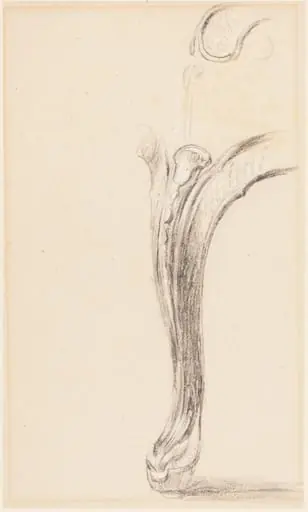 Study of a Chair Leg, by David, Sir Wilkie