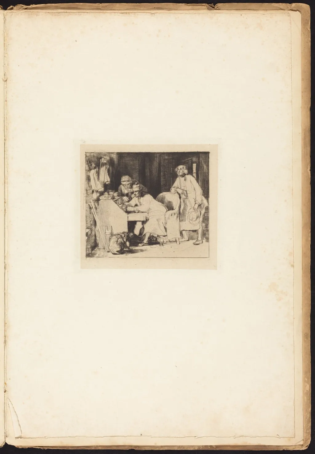 The Lost Receipt, by David, Sir Wilkie, ink, 1817