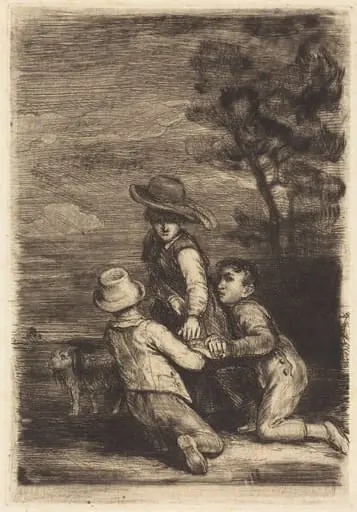 The Sedan Chair, by David, Sir Wilkie