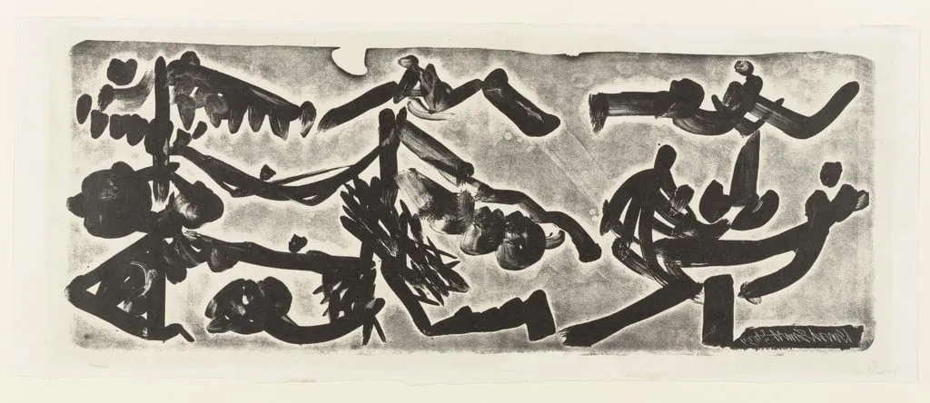 Untitled, by David Smith, ink, 1954