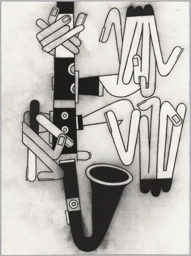 Untitled, by David Storey, charcoal, 2004