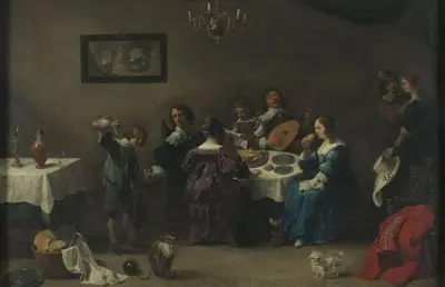 Allegory of the Five Senses, by David Teniers the Younger