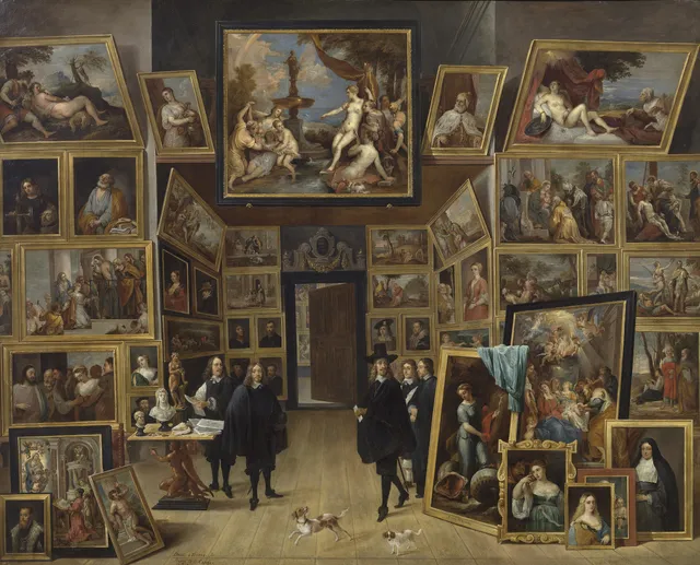 Archduke Leopold Wilhelm in his Gallery — Antwerp Guild of Saint Luke