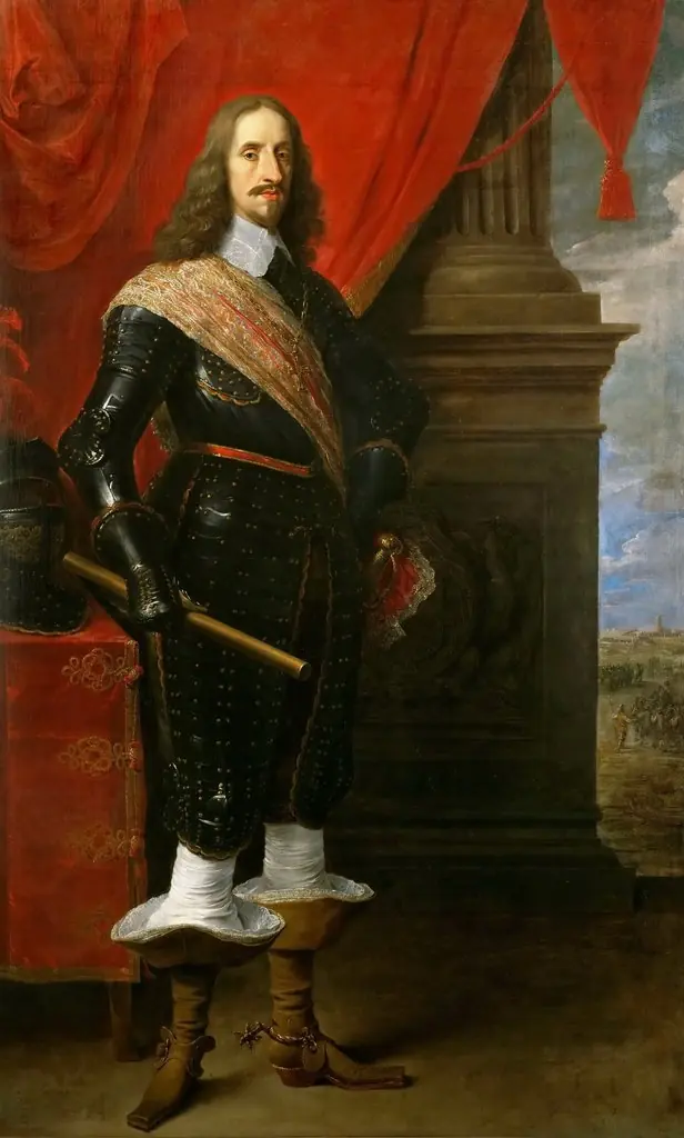 Archduke Leopold Wilhelm, with the Siege of Gravelingen in the background, by David Teniers the Younger