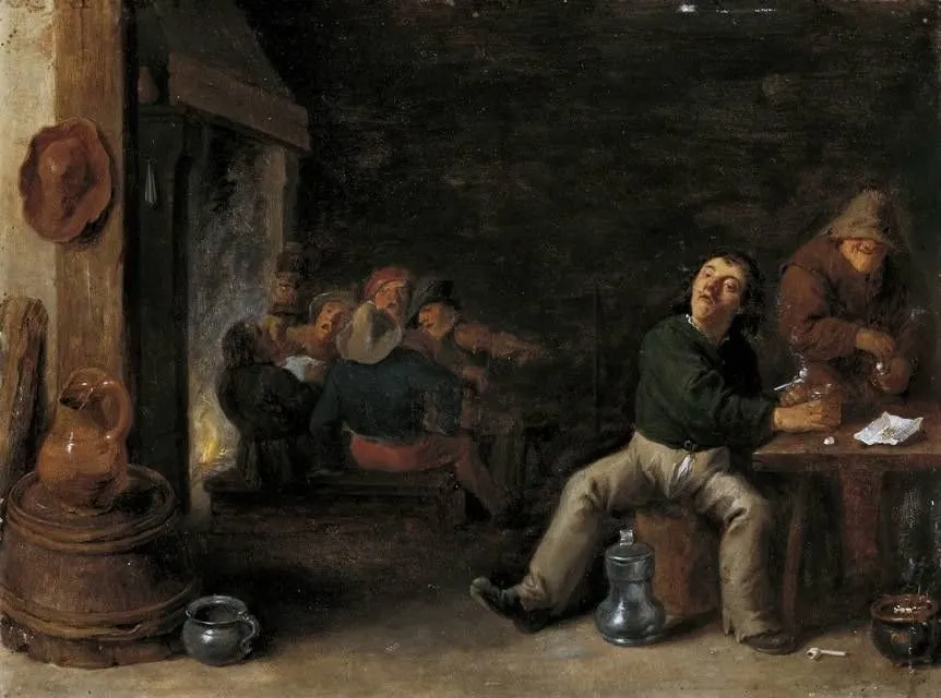Bauernschenke, by David Teniers the Younger, unspecified, 1633