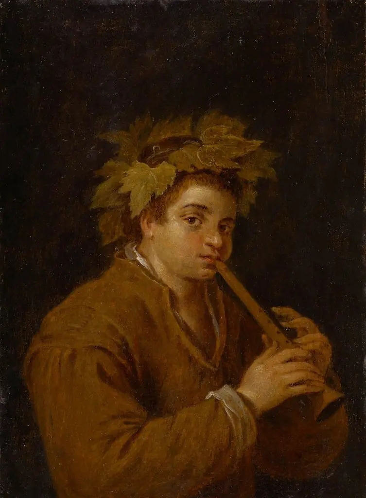 Boy with Flute, by David Teniers the Younger