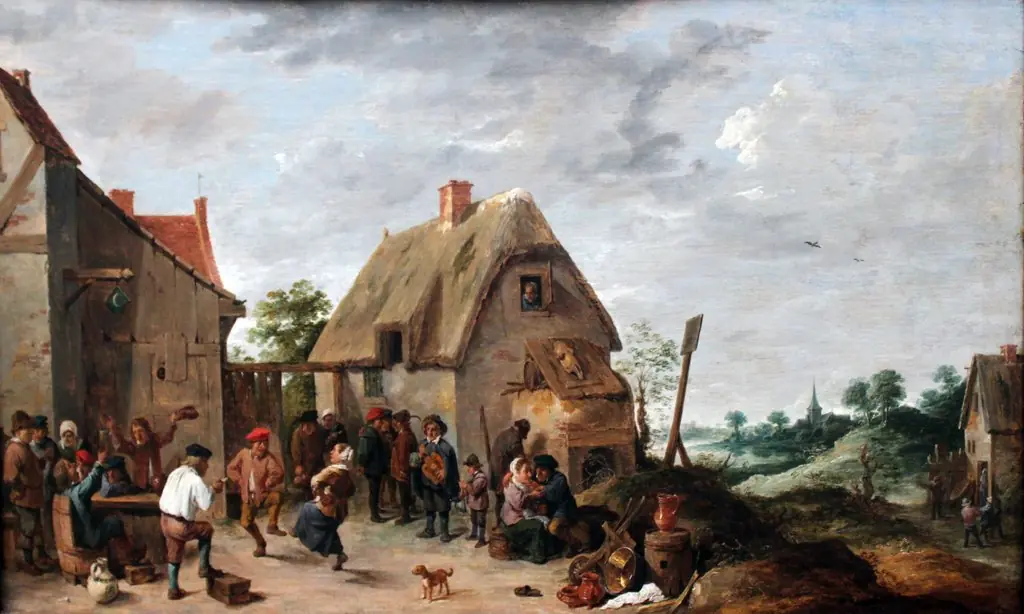 Dance at a Village Fair, by David Teniers the Younger