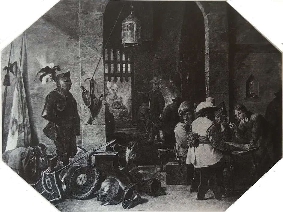 Guardroom with St Peter and the Angel, by David Teniers the Younger