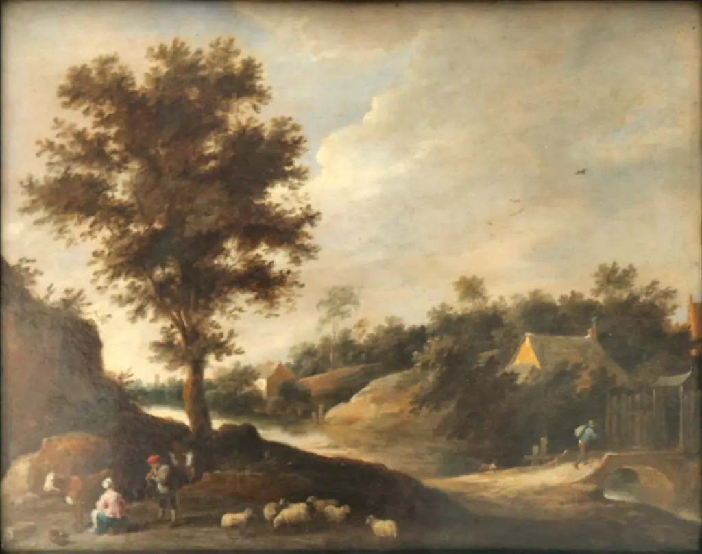 Landscape, by David Teniers the Younger