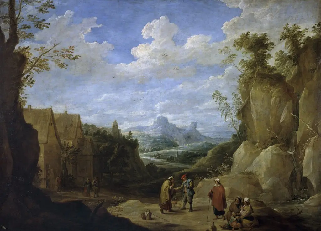 Landscape with Gypsies, by David Teniers the Younger