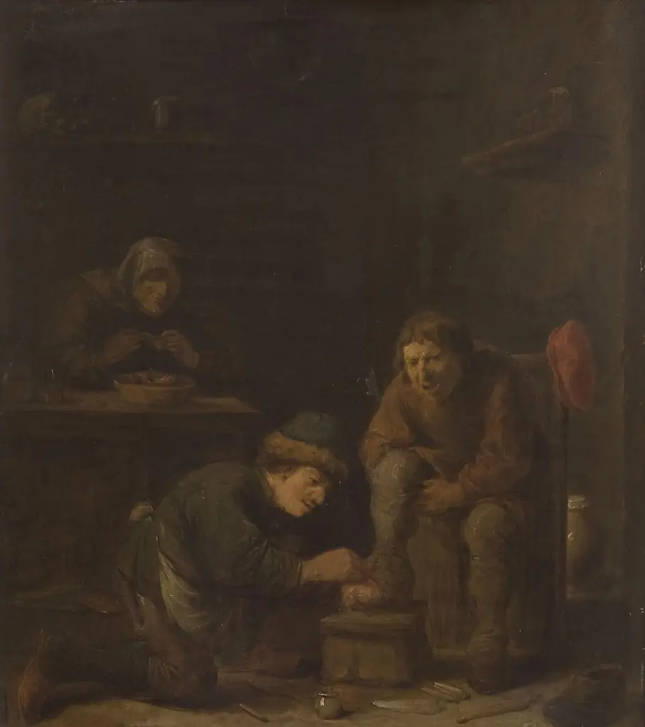 Operation on the Foot, by David Teniers the Younger