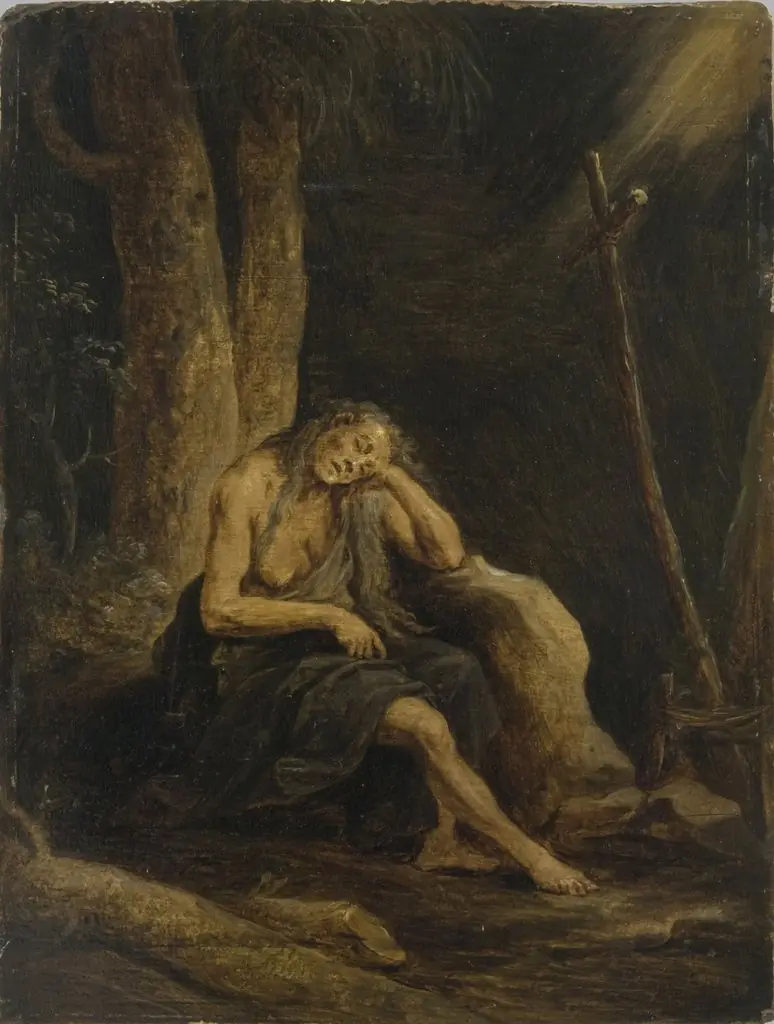 Saint Mary of Egypt in the Desert, by David Teniers the Younger