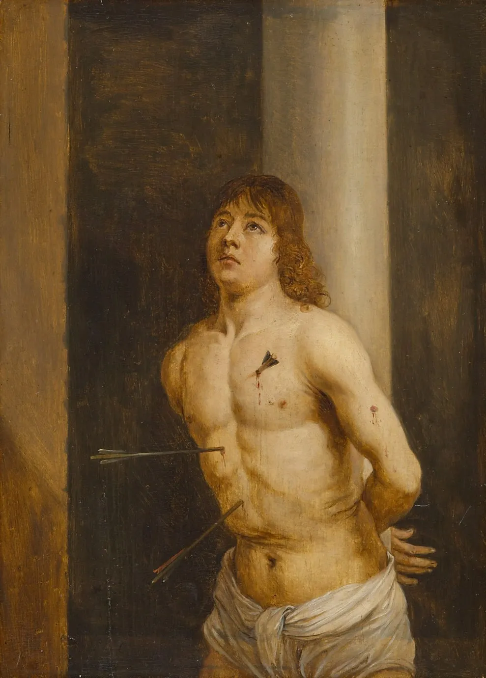 Saint Sebastian, by David Teniers the Younger, oil, 1656