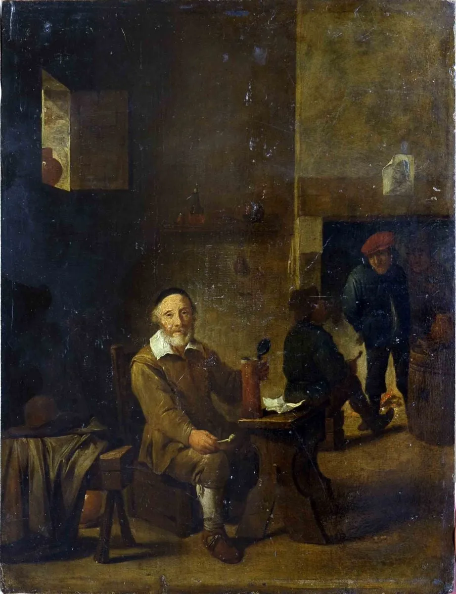 Scenă de tavernă, by David Teniers the Younger