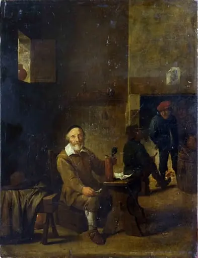 Scenă de tavernă, by David Teniers the Younger