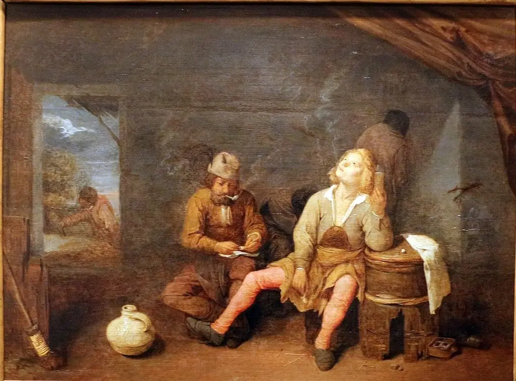Smokers, by David Teniers the Younger