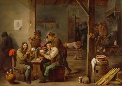 Tavern Scene, by David Teniers the Younger
