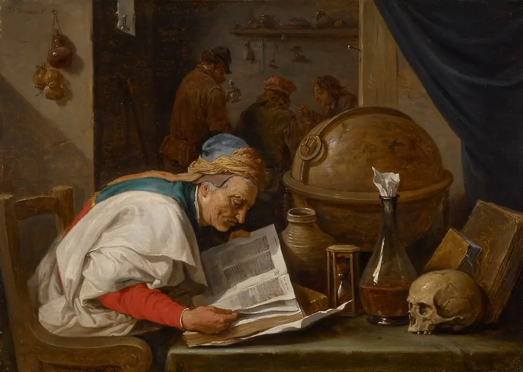 The Alchemist, by David Teniers the Younger