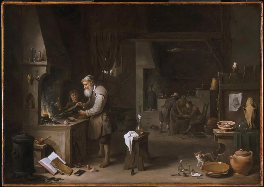 The Alchemist, by David Teniers the Younger