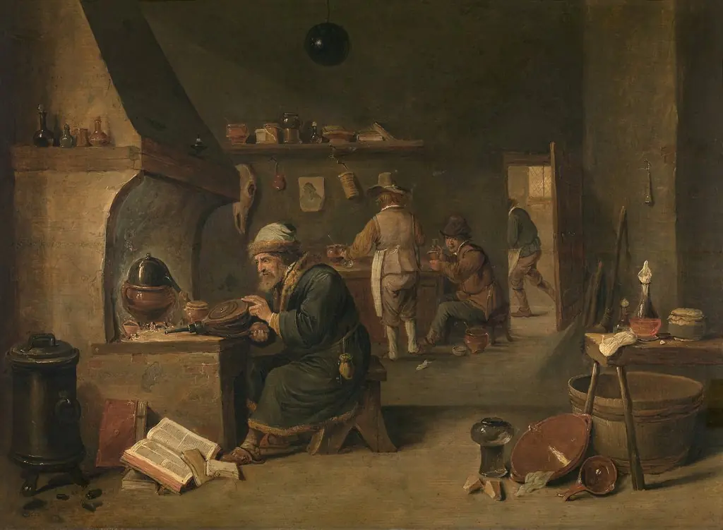 The Alchemist, by David Teniers the Younger