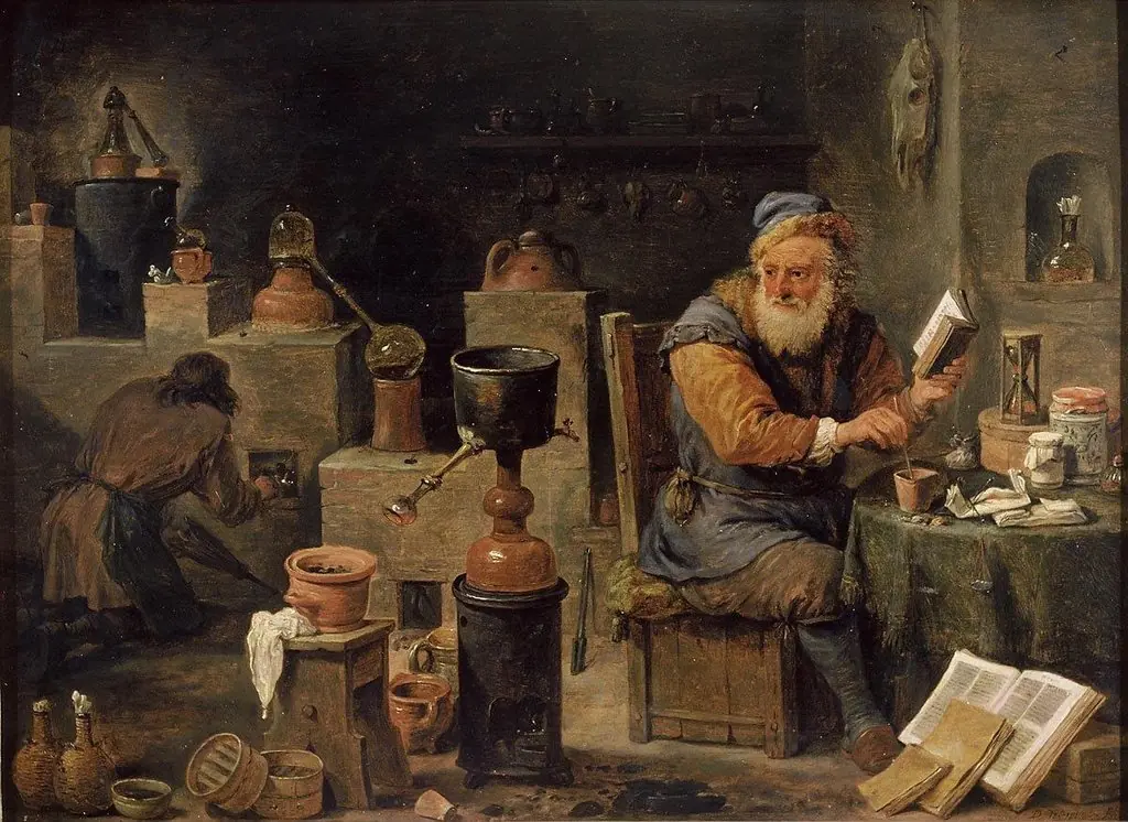 The Alchemist, by David Teniers the Younger